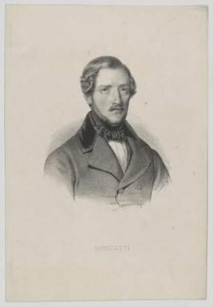 Bildnis des Gaetano Donizetti