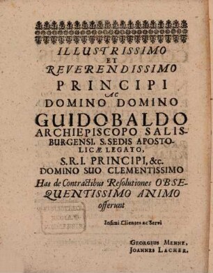 Resolutiones iuridicae de contractibus eorumque similibus selectae
