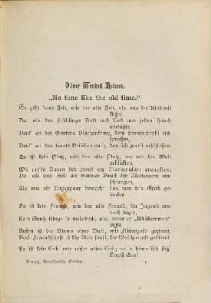 Amerikanische Gedichte der Neuzeit : Frei ins Deutsche übertragen von Karl Knortz