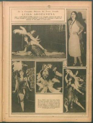 Luisa Arozamena : De la Compañía Mejicana del Teatro Avenida