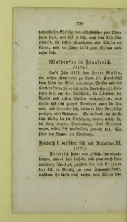 Friedrich I. versoehnt sich mit Alexander III