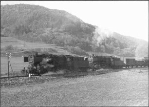 Güterzug mit Doppeltraktion
