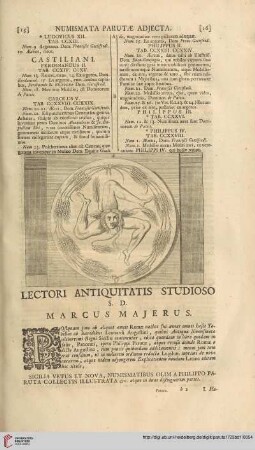 Marci Majeri Praefatio/ Marci Majeri Siciliae Siciliae Descriptio ejusque numismatum succincta Explicatio [..]