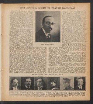 Una opinión sobre el teatro nacional