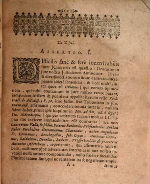 Disputatio Juridica De Antinomiis Juris Civilis, In Genere Et Specie