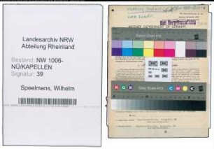 Entnazifizierung Wilhelm Speelmans , geb. 06.06.1891 (Schneidermeister)