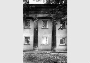 Zugemauerte Kolonnade auf der Museumsinsel