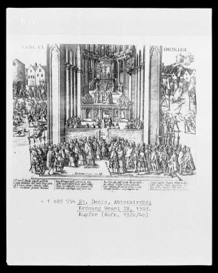 Die Abteikirche von Saint-Denis (Seine-Saint-Denis): Krönung Henri IV.