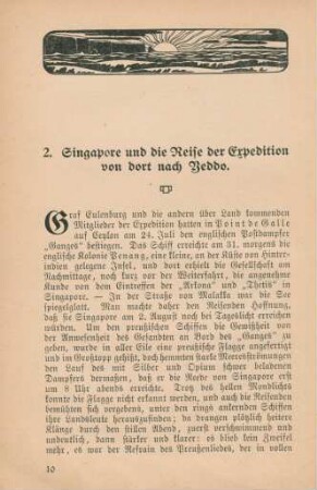 2. Singapore und die Reise der Expedition von dort nach Yeddo