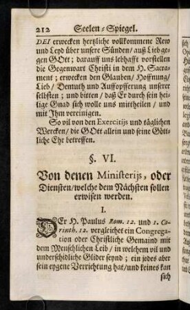 212-221, I. Der h. Paulus Rom. 12. und 1. Corinth. 12. ...