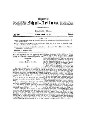 Ueber die Behandlung und das gegenseitige Verhältniß der wichtigsten Unterrichtsgegenstände der Realschulen
