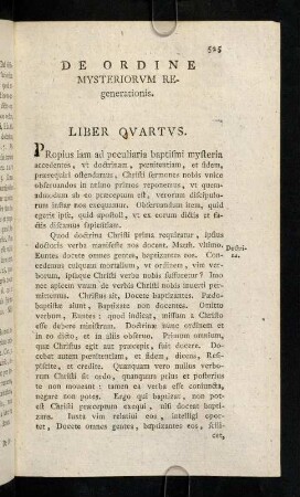 525-576, Liber Quartus