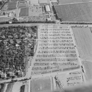 Internationale Gartenbauausstellung in Erfurt : Parkplatz, Blickrichtung Südosten