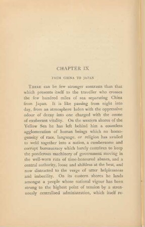 Chapter IX. From China to Japan