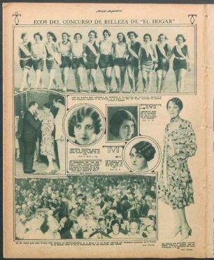 Ecos del concurso de belleza de "El Hogar" [Fotografías]