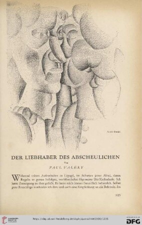Der Liebhaber des Abscheulichen
