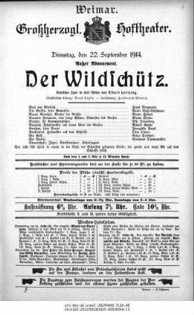 Der Wildschütz