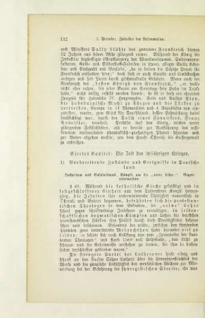 Viertes Kapitel: Die Zeit des 30jährigen Krieges