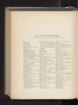 Sach- und Namenregister.