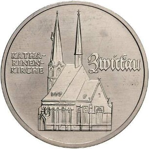 Deutsche Demokratische Republik: 1989 Katharinenkirche Zwickau