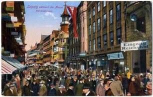 Leipzig während der Messe : Reichsstraße