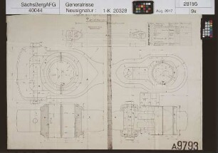 Liegende Ventilmaschine 525 ø 800 Hub.; Pleuelstange