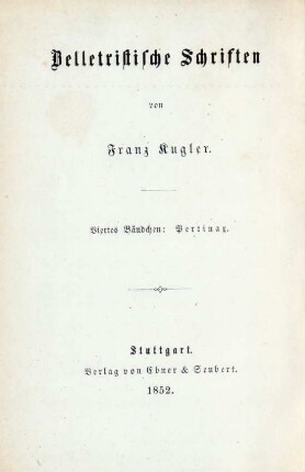 Bändchen 4: Pertinax : Trauerspiel in fünf Aufzügen