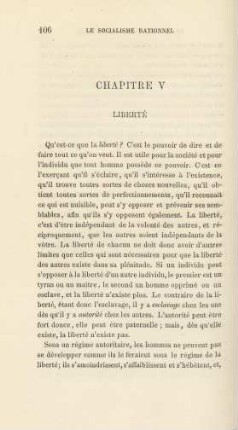 Chapitre V Liberté
