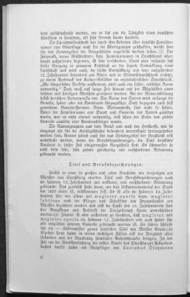 Titel und Berufsbezeichnungen.