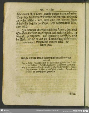 Etliche wenige Druck-Fehler werden gleich voraus erinnert