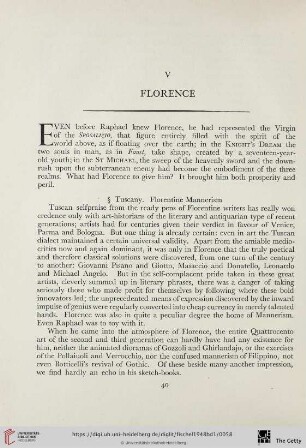 V. Florence