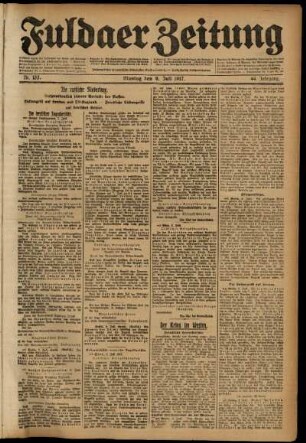 Ausgabe vom Montag, den 09. Juli 1917.