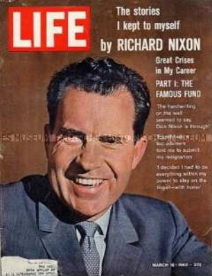 US-Magazin "LIFE" mit einer autobiografischen Story von Richard Nixon