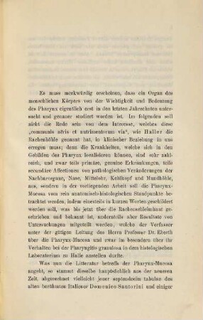 Studien über die Pharynx-Mucosa : Inaug. Diss.