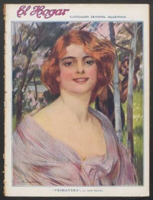 "Primavera" - [Portada] : [Dibujo por Juan Peláez]