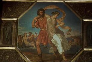 Peleus entführt Thetis