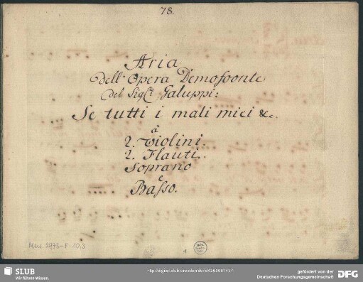 Demofoonte. Excerpts - Mus.2973-F-10,3 : S, orch, b