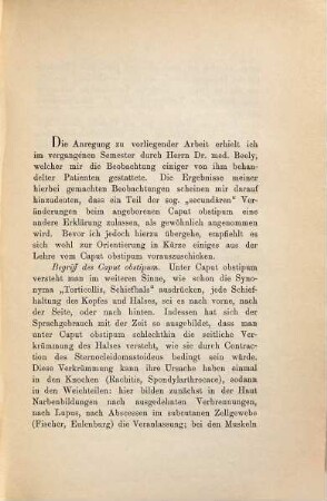 Zur Aetiologie der Schädelasymmetrie beim angeborenen Schiefhalse
