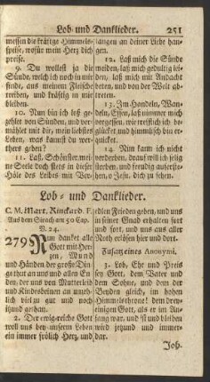 Lob- und Danklieder.
