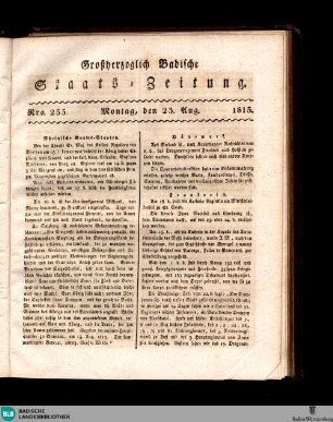 Großherzoglich-Badische Staatszeitung
