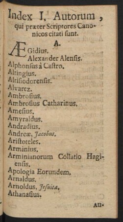 Index I. Autorum, ...