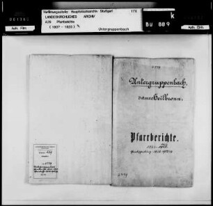 Untergruppenbach: Pfarrberichte