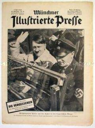 Wochenzeitschrift "Münchner Illustrierte Presse" u.a. mit Bildern von Hitler auf dem Obersalzberg
