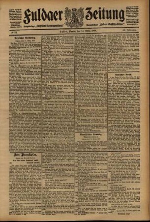 Ausgabe vom Montag, den 16. März 1908.