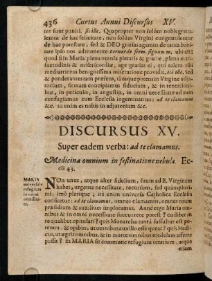 436-446, Discursus XV