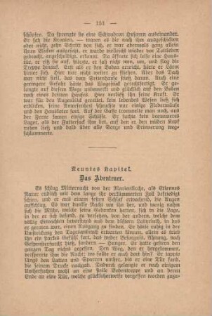 Neuntes Kapitel. Das Abenteuer