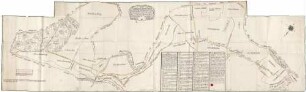 Geometrischer Plan über einen District Ackerfeld, auf der Freyherrl. von Berliching. Gemarckung Neunstätten gelegen, worauff ... Crautheim ... die Huth- und Waydgangsgerechtigkeit hat zu betreiben ...