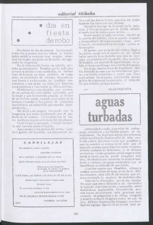 Aguas turbadas