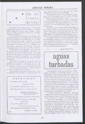 Aguas turbadas