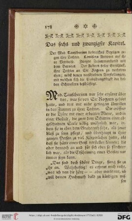 Das sechs und zwanzigste Kapitel
